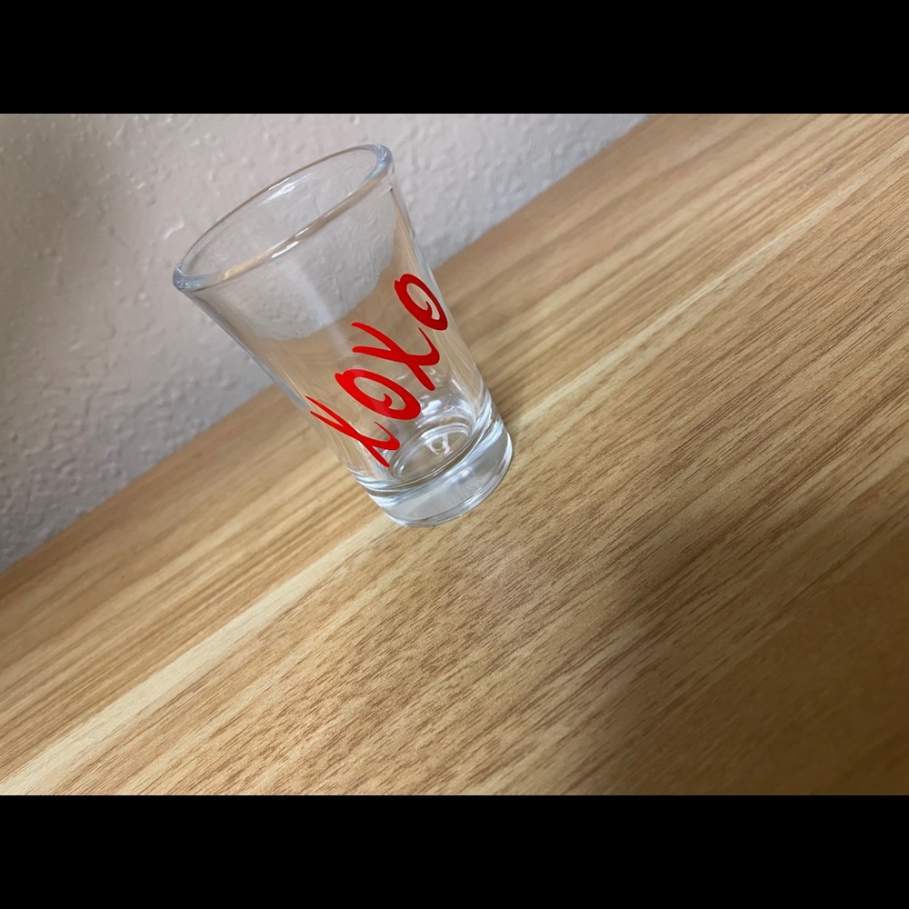 XOXO shot glass